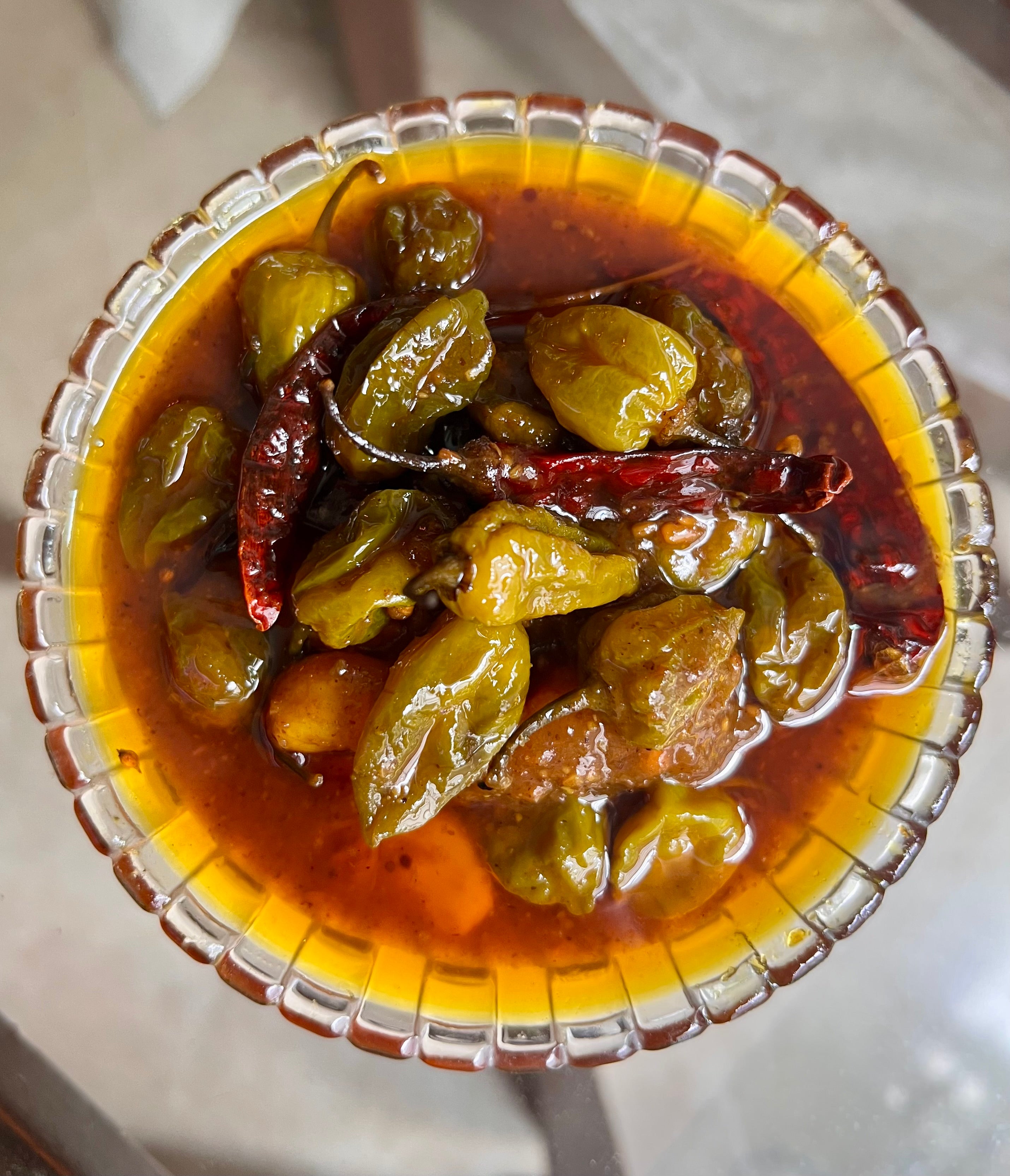 মা খালার বোম্বাই মরিচের আচার