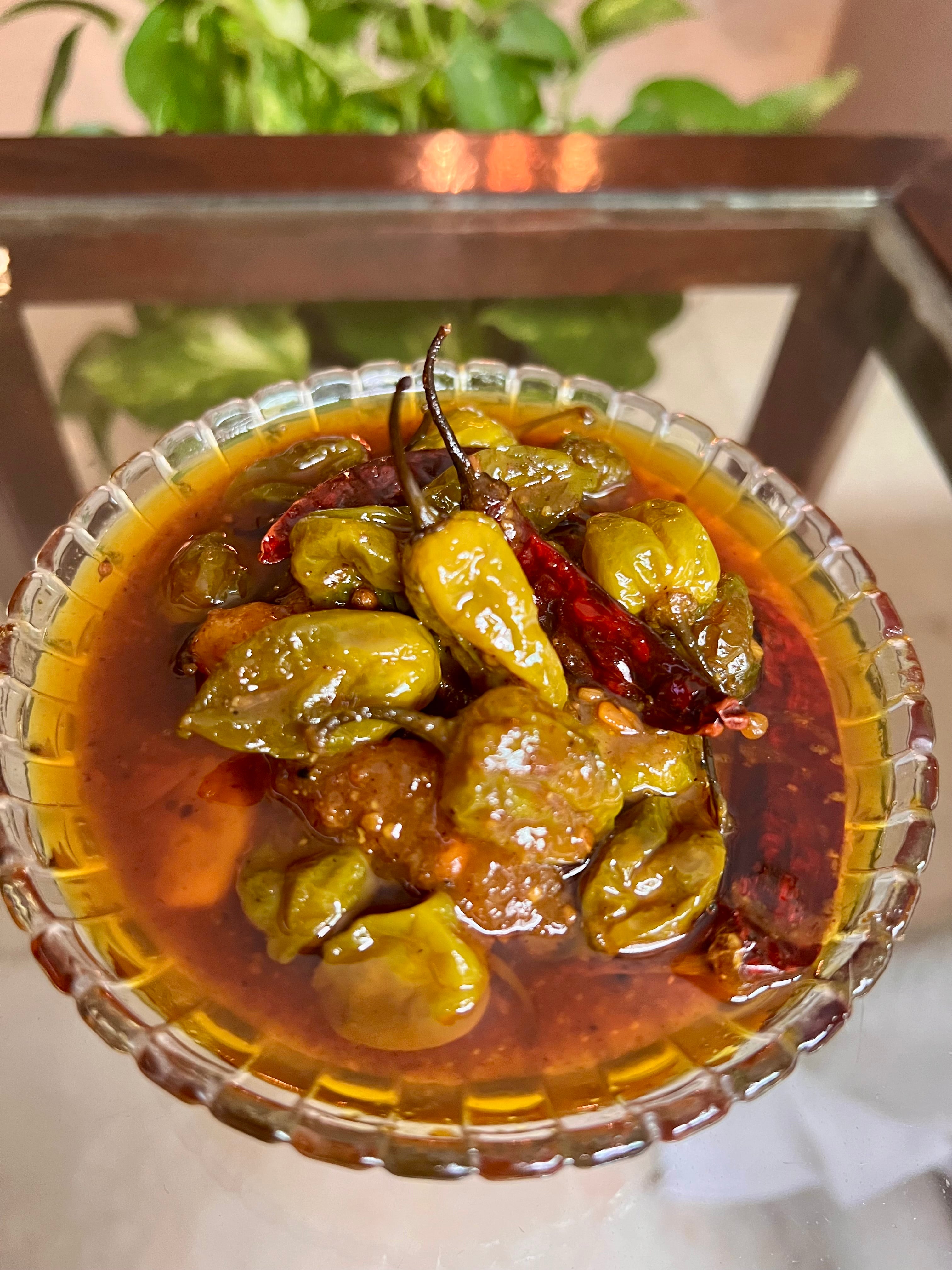 মা খালার বোম্বাই মরিচের আচার