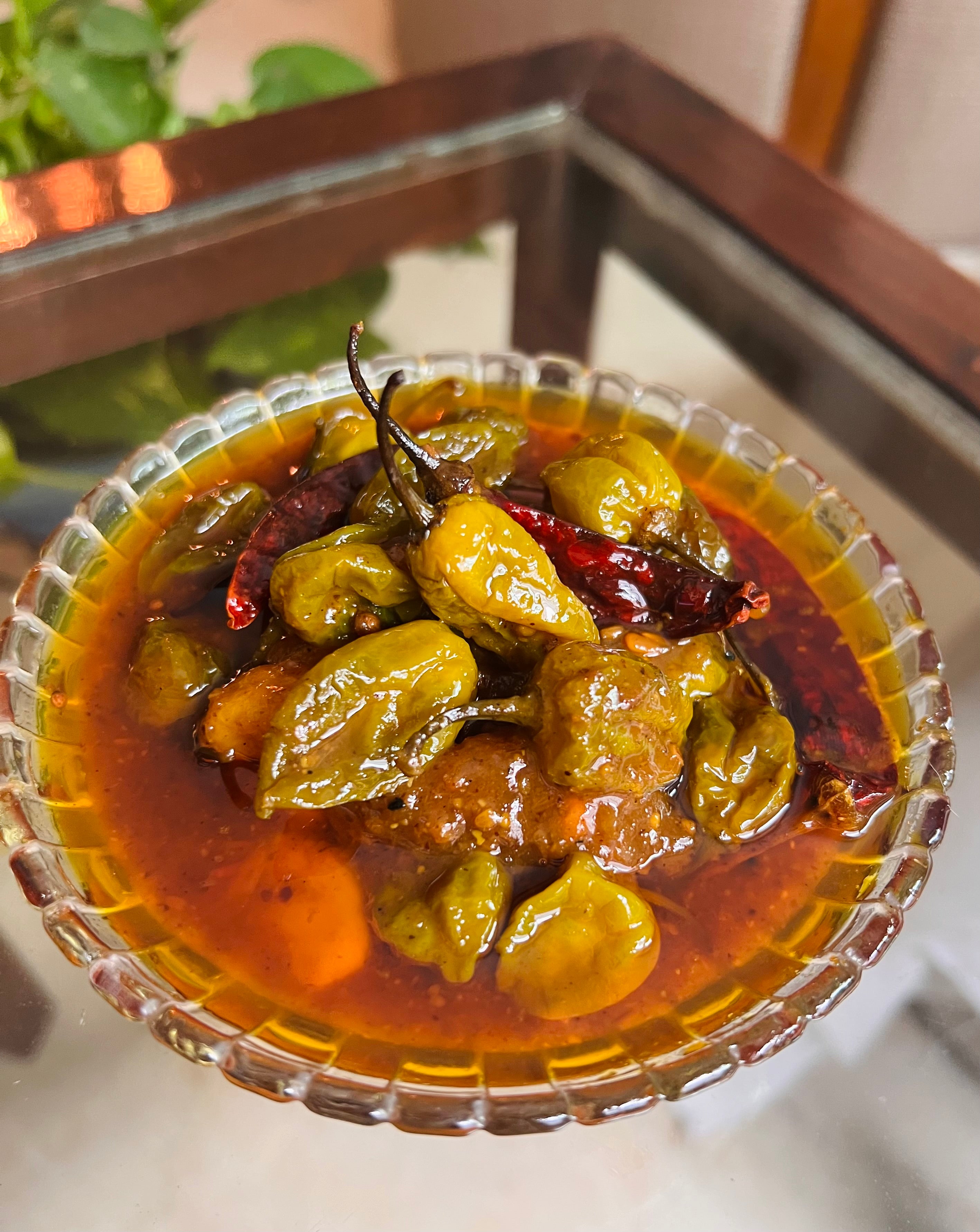 মা খালার বোম্বাই মরিচের আচার