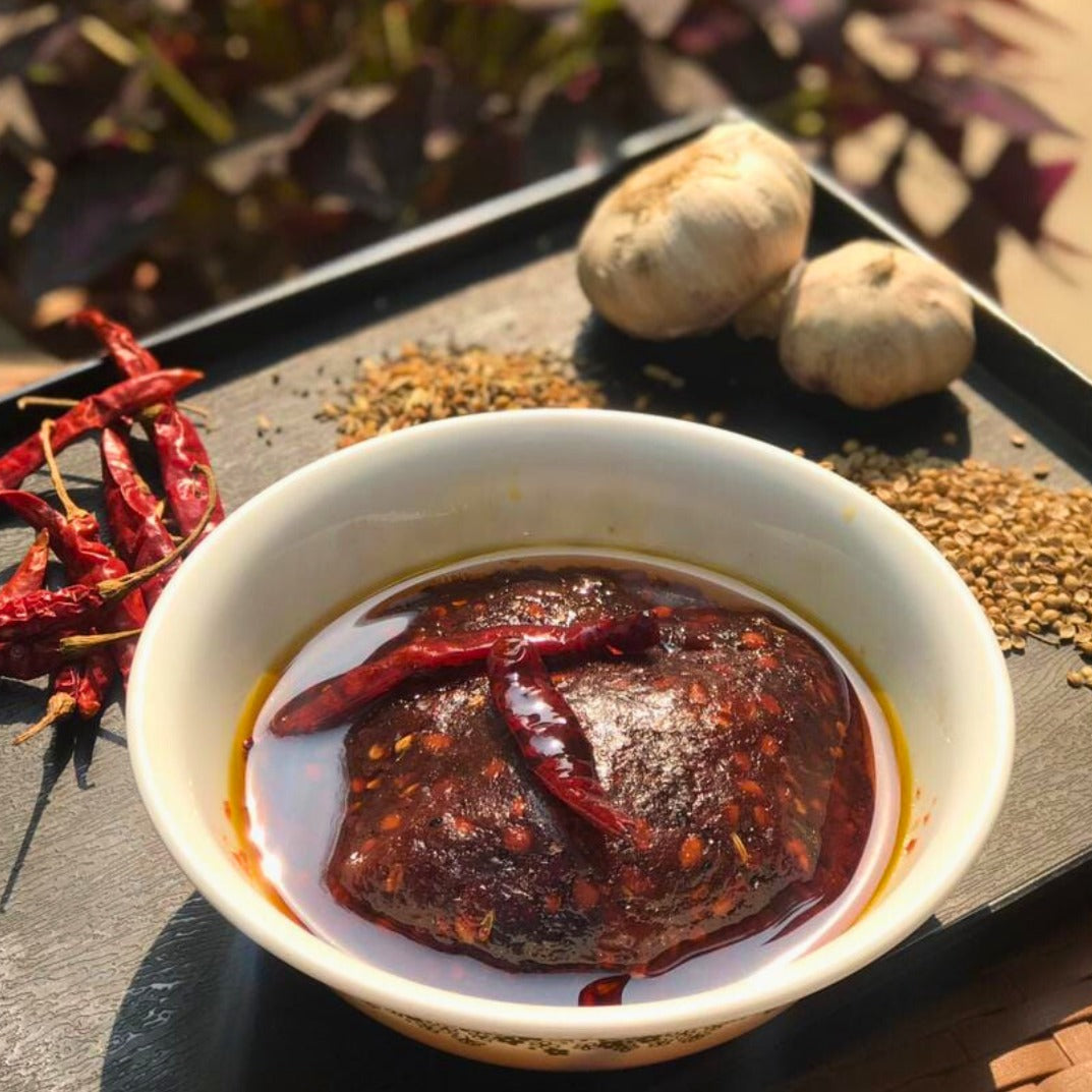 🟠 মা খালার কদবেল ভর্তা – আচারি মিশ্রণে